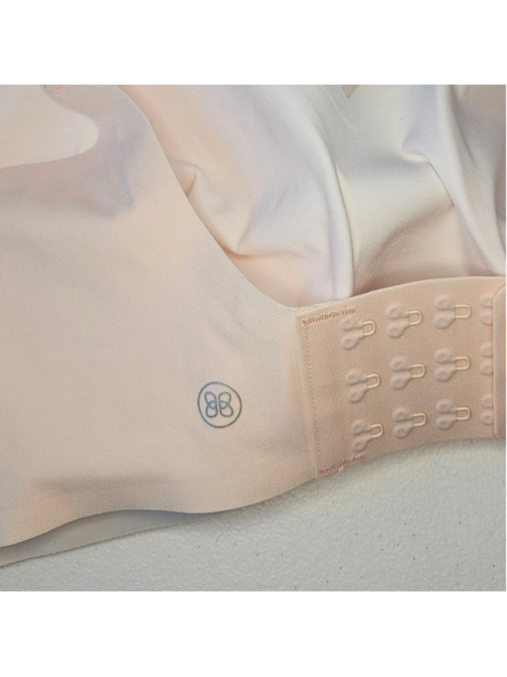 HONEYLOVE Crossover Wireless Pink and White Bra XL - Picture 5 of 10